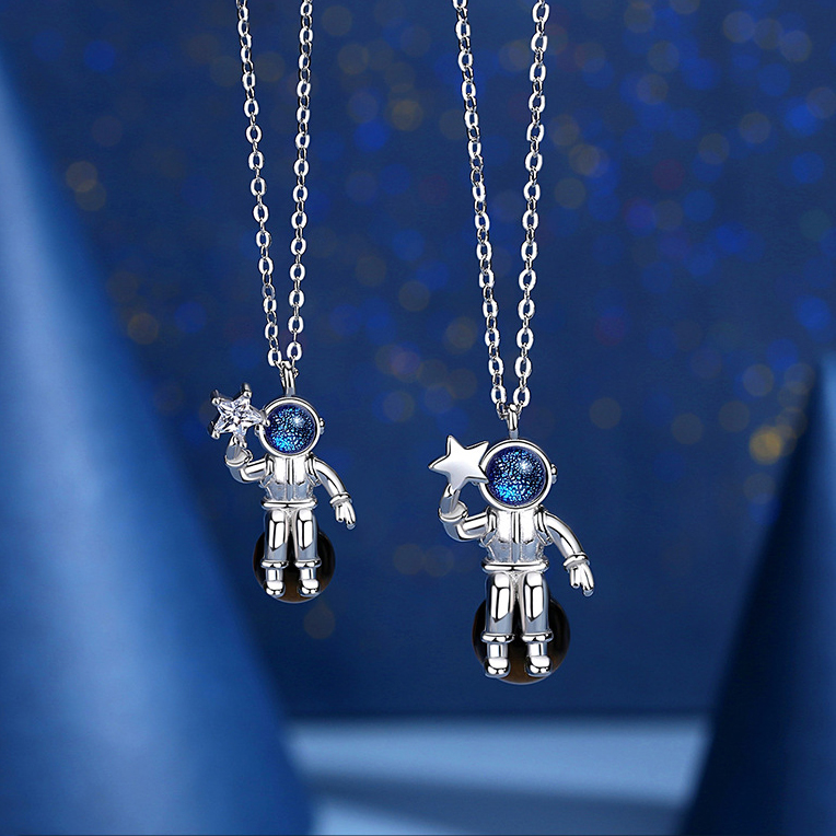 Silver discount matching necklaces