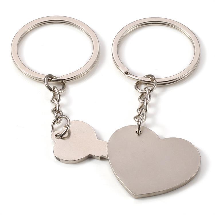 I LOVE YOU Matching Keychains for Couples