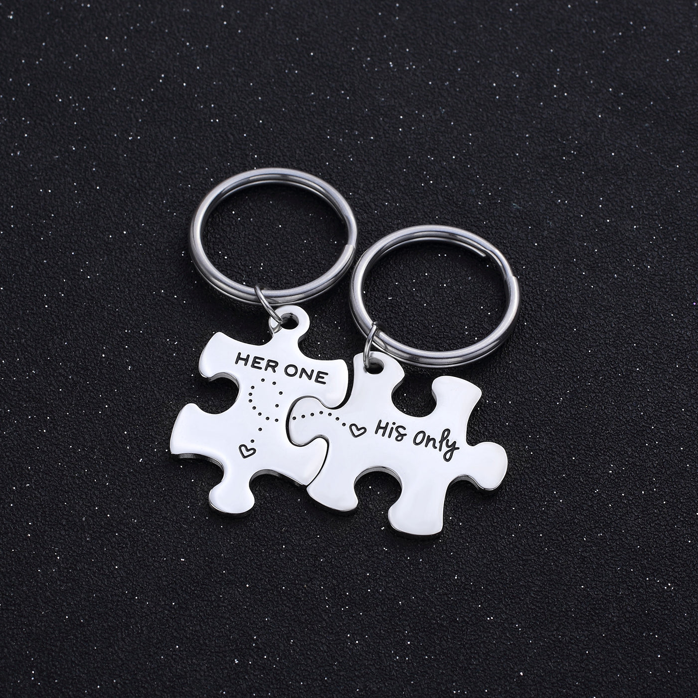 Her One & His Only Keychain for Lovers
