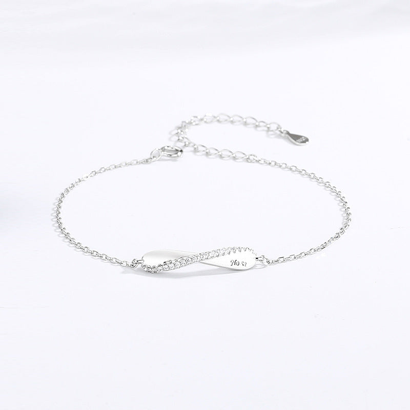 Mobius S925 Silver Soft Rope Matching Bracelets