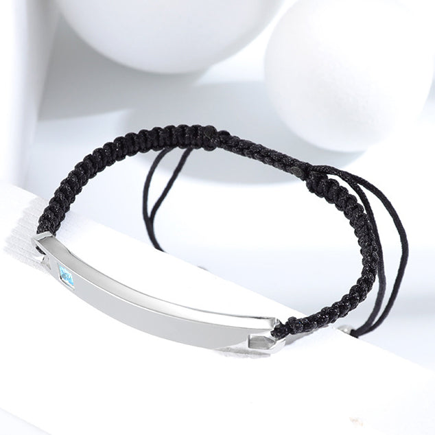 Soft Rope with Crystal Matching Bracelets