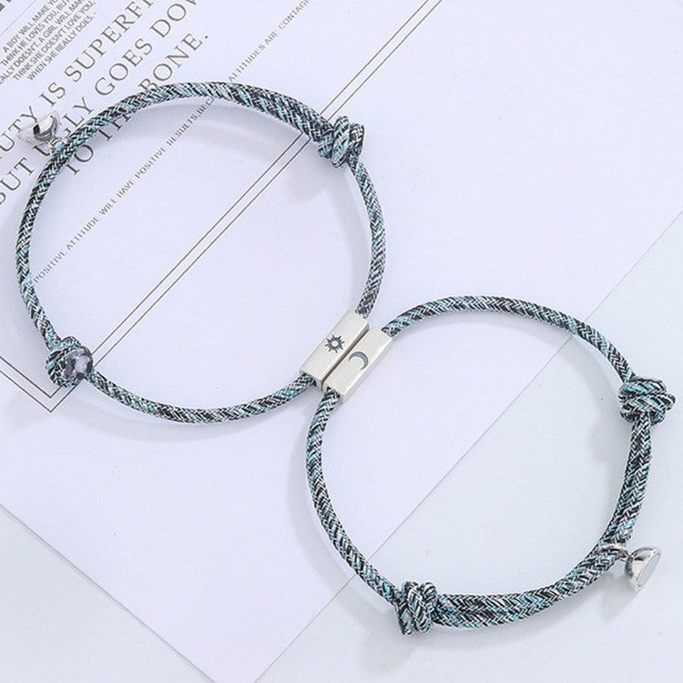 Magnetic Bracelets Sun And Moon Couple Bracelets Magnetic
