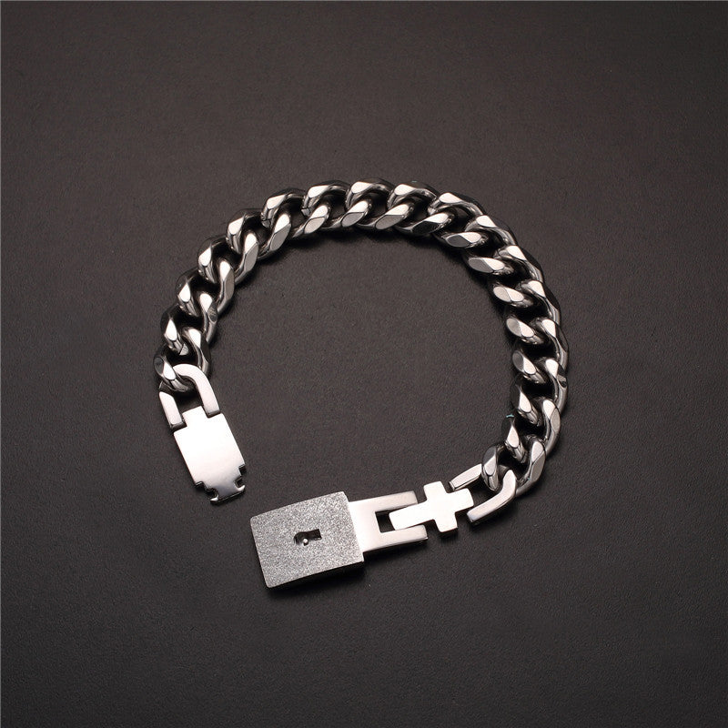 Premium Matching Bracelet with Lock and Key for Couples