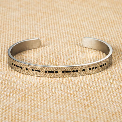 FEARLESS Morse Code Bracelet