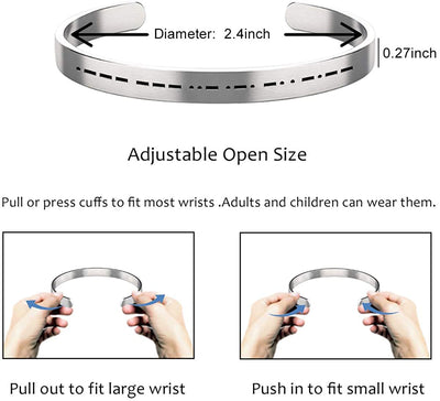 JOURNEY Morse Code Bracelet